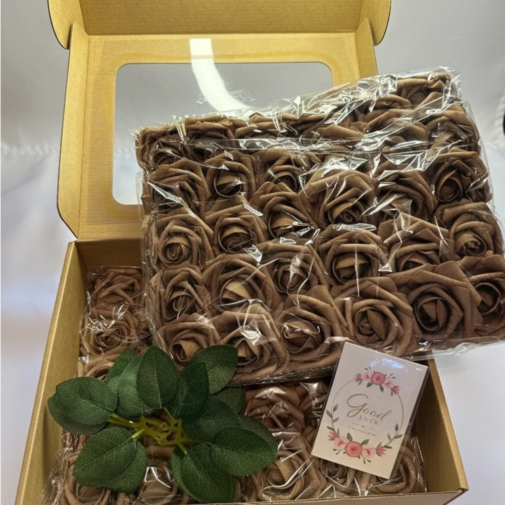Brown Roses Set of 60